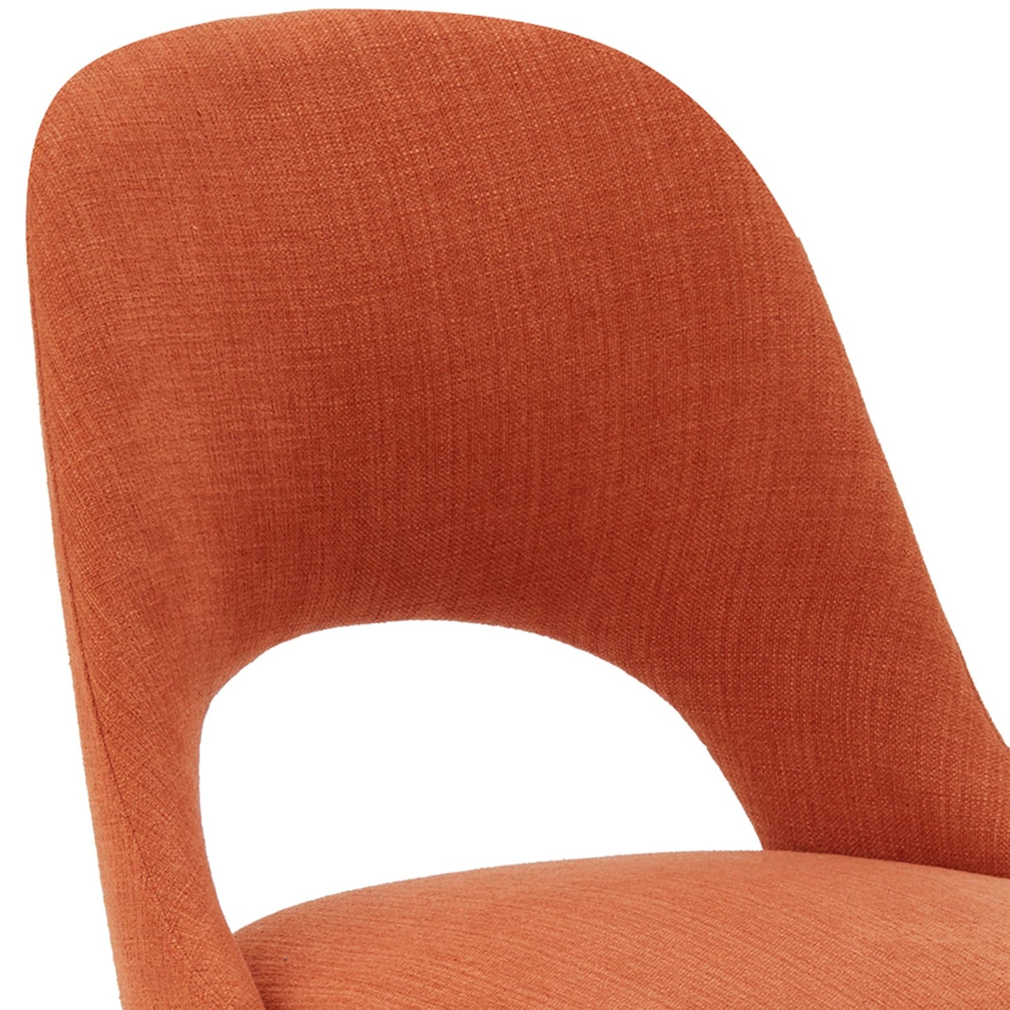 INK IVY Nola Upholstered Dining Side Chairs with Cutout Back design (Set of 2)