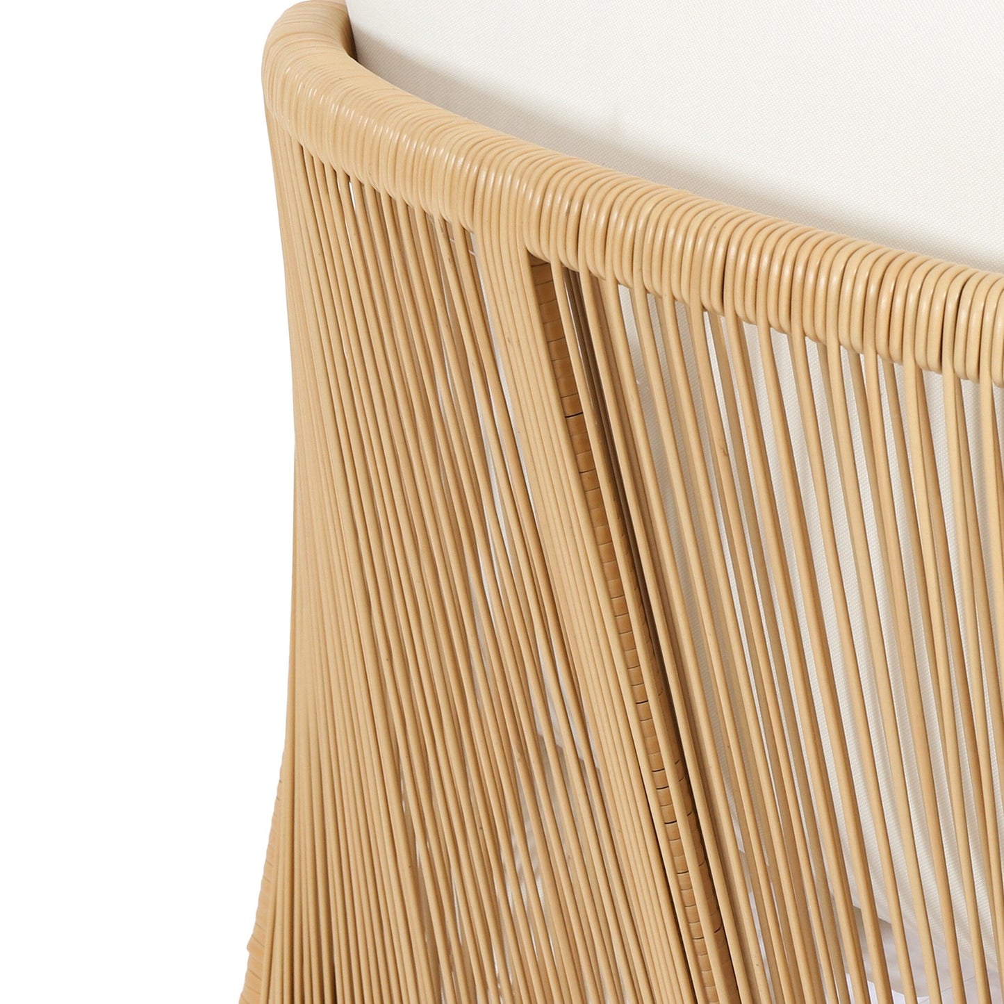 Jabe Outdoor Acacia Wood and Wicker Club Chair Set by Christopher Knight Home