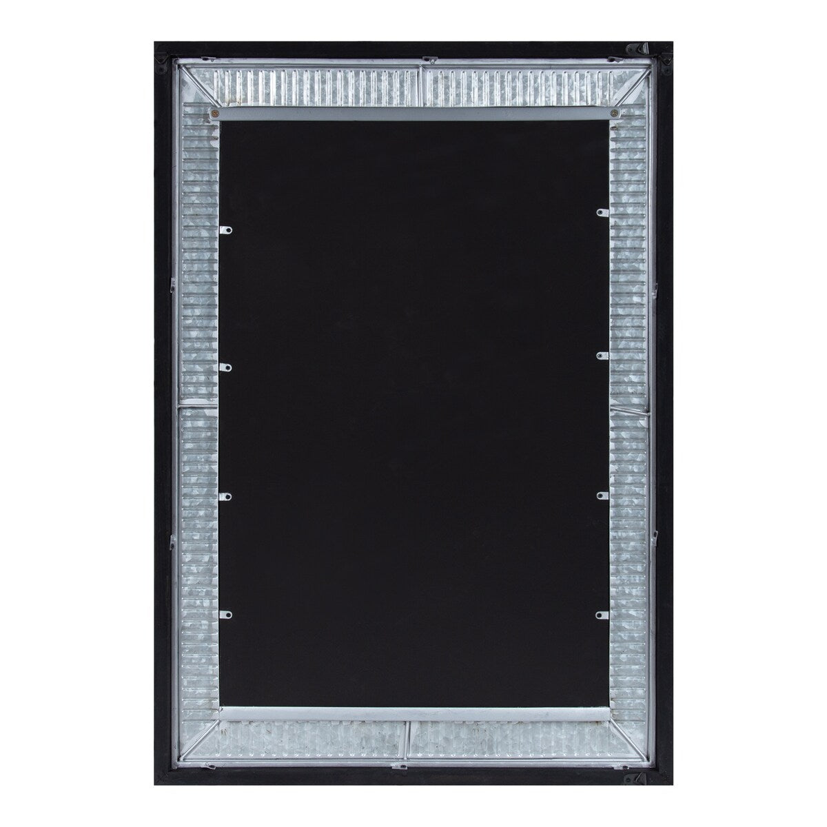 Kate and Laurel Deely Wood and Metal Wall Mirror