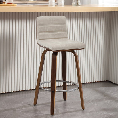 26/29 Faux Leather Swivel Bar/Counter Stools, Set of 2/3