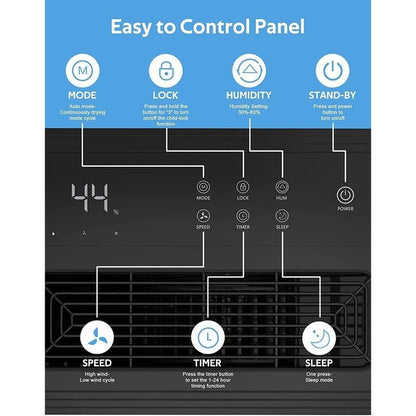 3500 Sq. Ft Dehumidifiers for Basements, Home, Large Room and Bedroom, Garage dehumidifier with Low Noise