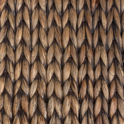 happimess Hyacinth/Wood Underbed Storage Bin with Wheels & Handles