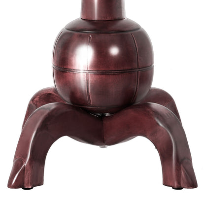 Tree-branch Rubberwood Freestanding Coat Rack with 8 Hooks - 24.5W x 70.87H