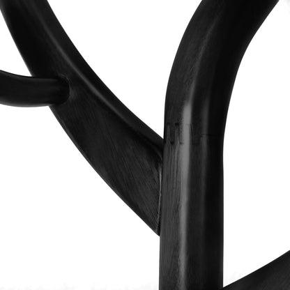 Tree-branch Rubberwood Freestanding Coat Rack with 8 Hooks - 24.5W x 70.87H