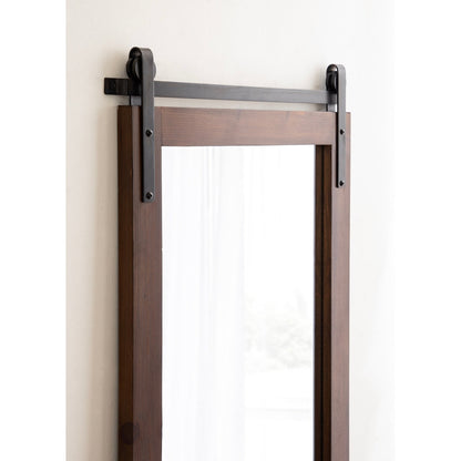 Kate and Laurel Cates Rustic Rectangular Wall Mirror