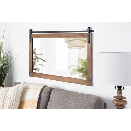 Kate and Laurel Cates Rustic Rectangular Wall Mirror