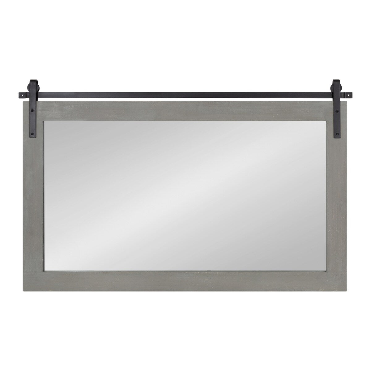 Kate and Laurel Cates Rustic Rectangular Wall Mirror