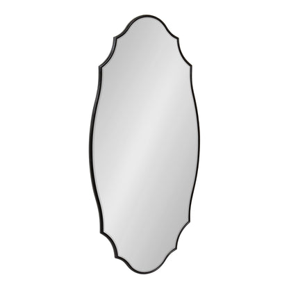 Kate and Laurel Leanna Scalloped Oval Wall Mirror
