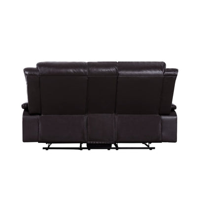 Leather Manual Recliner Sofa Collection for Living Room Leather Reclining Furniture for Home Office Living Room