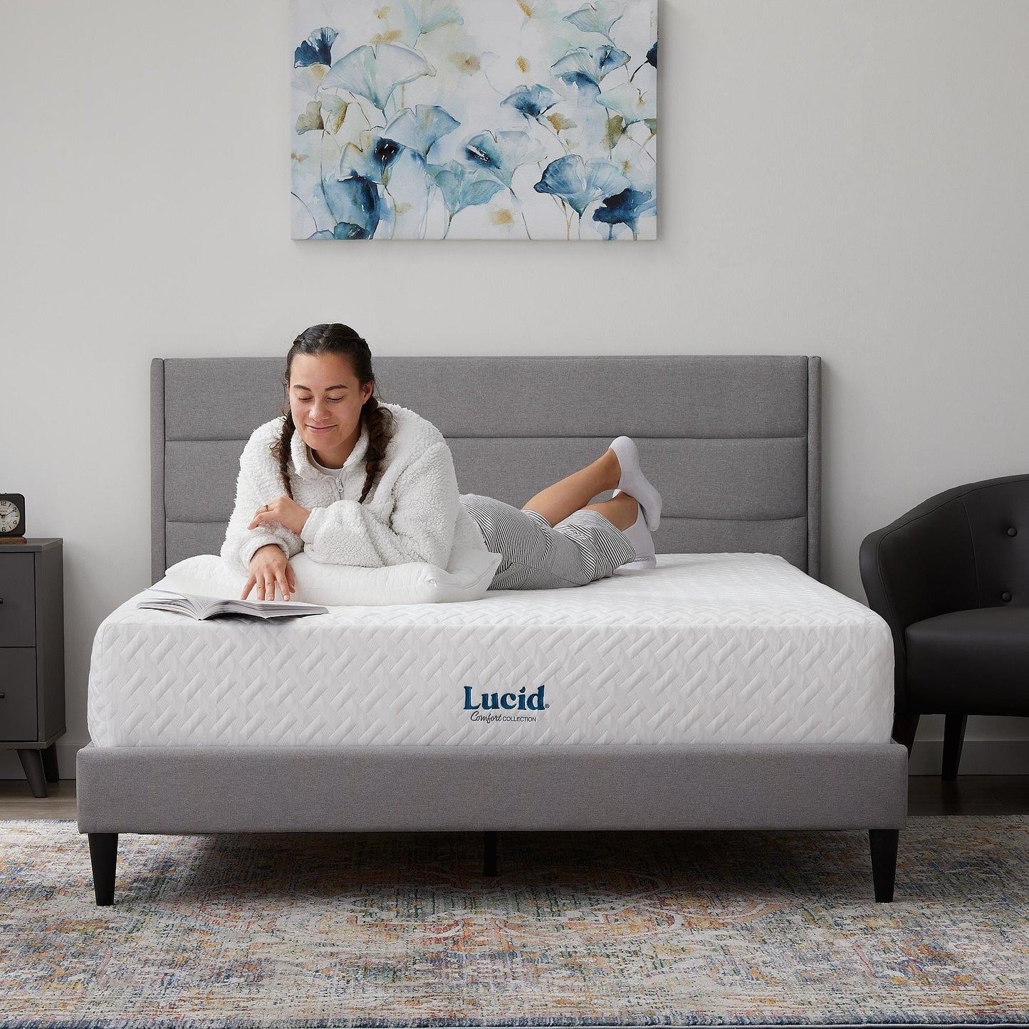Lucid 12-inch Firm Gel Memory Foam Mattress