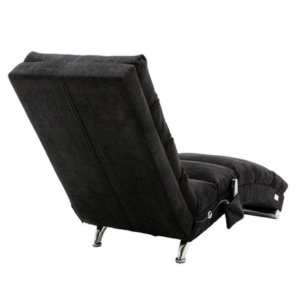 Linen Massage recliner Interior with remote control, ergonomic electric massage recliner, 5 modes