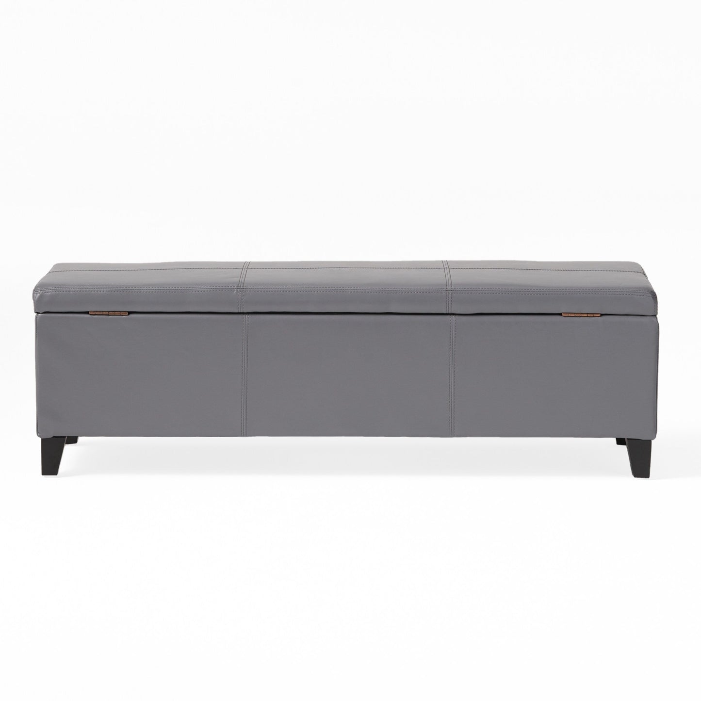 Lucinda Faux Leather Storage Bench by Christopher Knight Home - 51.25 L x 17.50 W x 16.25 H