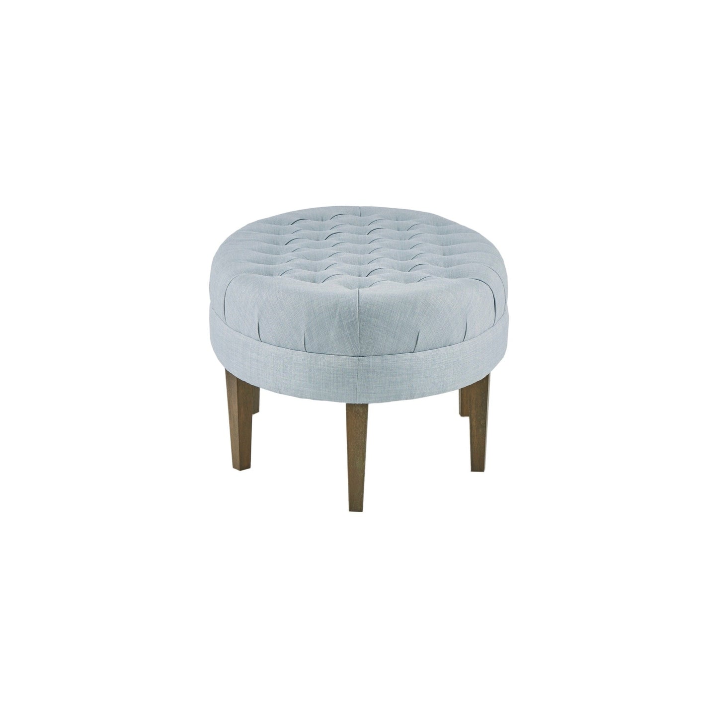 Madision Park Chase Surfboard Tufted Upholstered Ottoman with Solid Wood