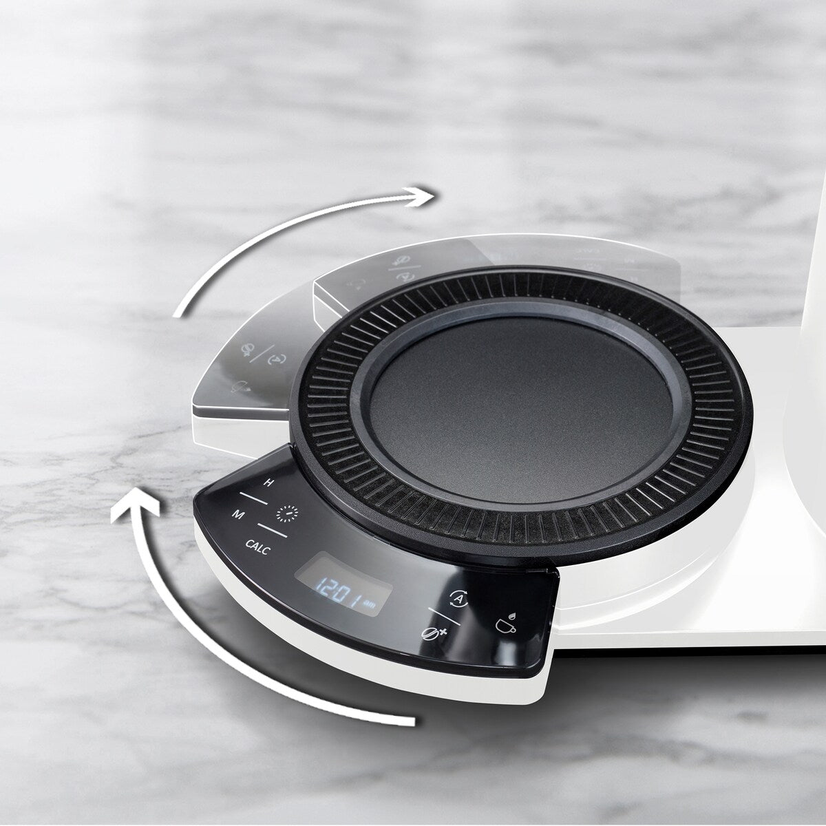 Vision 12-Cup Luxe Drip Coffee Maker with Revolving Dashboard